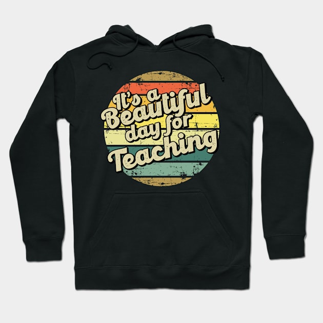 Teaching gift for teacher. Perfect present for mother dad friend him or her Hoodie by SerenityByAlex